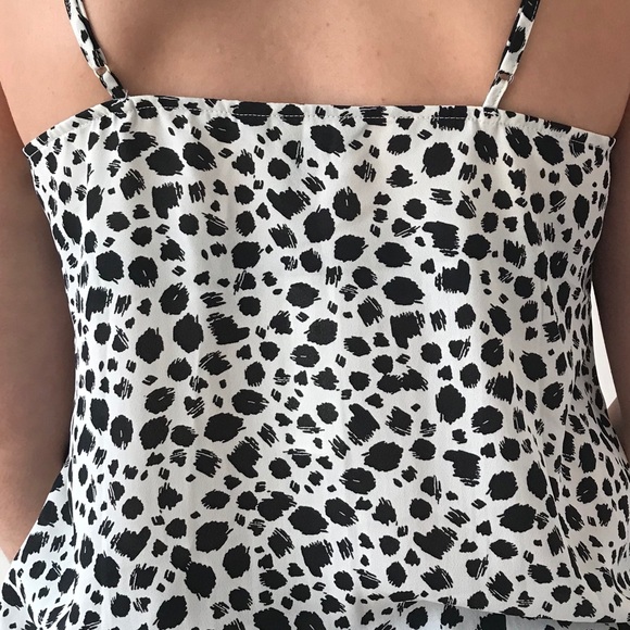 Dressy Black and White Top - Picture 2 of 6